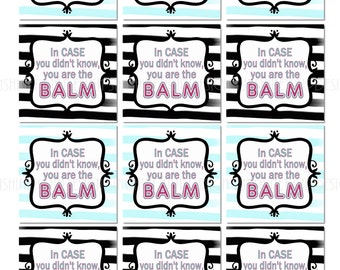 Printable Yourself are the Balm Trainer Appreciation Present Tags Etsy photograph about You're the Balm Teacher Free Printable identified as Printable Your self are the Balm Trainer Appreciation Present Tags Etsy